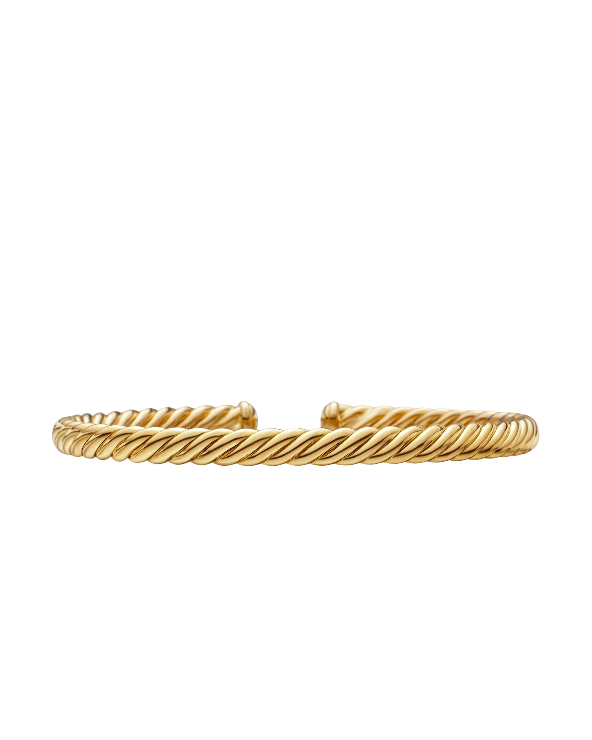 David Yurman Modern Oval Cablespira® Bracelet in 18K Yellow Gold