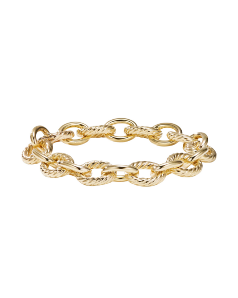 David Yurman Oval Link Chain Bracelet in 18K Yellow Gold