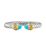 David-Yurman-Renaissance®-Cable-Flex®-Bracelet-in-Sterling-Silver-with-14K-Yellow-Gold-Turquoise-Madeira-Citrine-and-Tsavorites-9mm-coveti-scaled81806_nobg David Yurman Renaissance® Cable Flex® Bracelet in Sterling Silver with 14K Yellow Gold