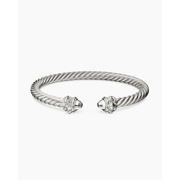 on-model styling shot|David Yurman Renaissance® Classic Cable Bracelet in Sterling Silver