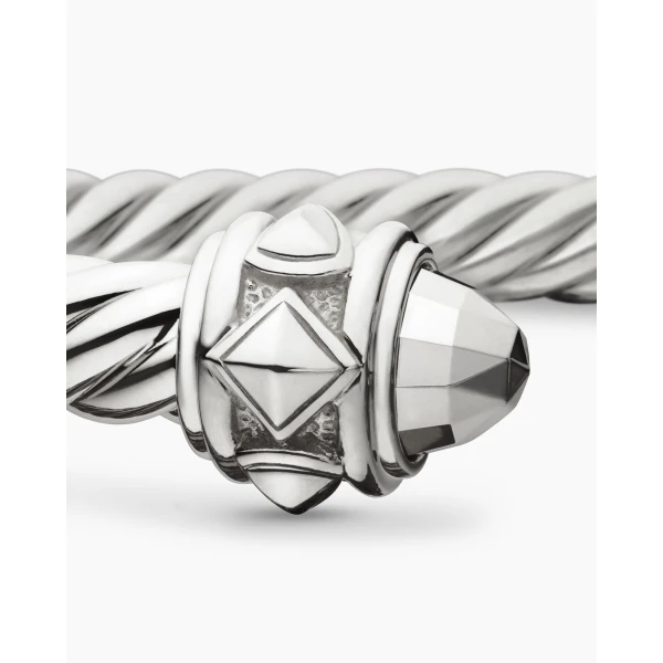 signature twisted-helix detail|David Yurman Renaissance® Classic Cable Bracelet in Sterling Silver