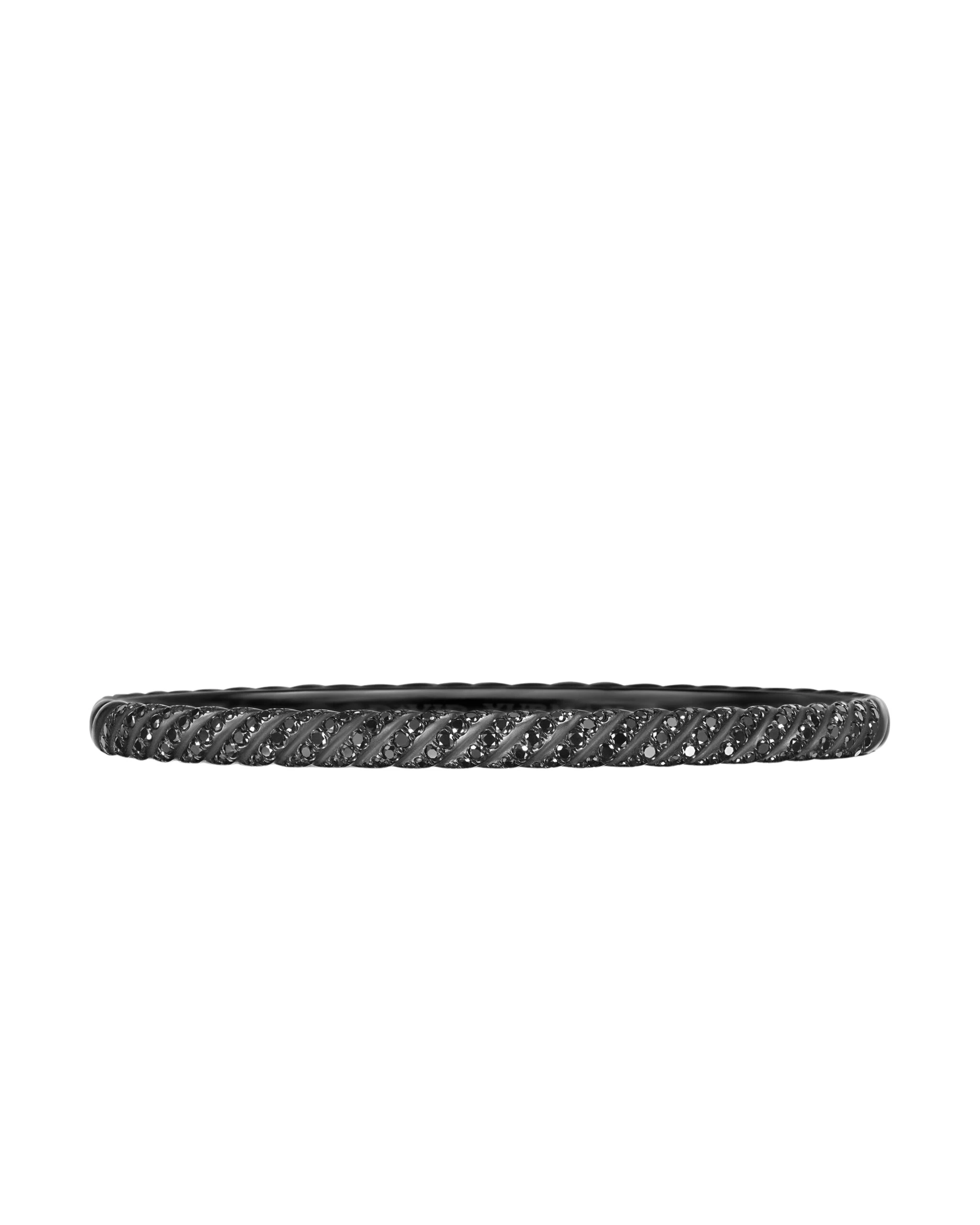 David-Yurman-Sculpted-Cable-Bangle-Bracelet-in-Black-Titanium-with-Black-Diamonds-4.6mm-coveti-scaled88565_nobg David Yurman Sculpted Cable Bangle Bracelet in Black Titanium with Black Diamonds