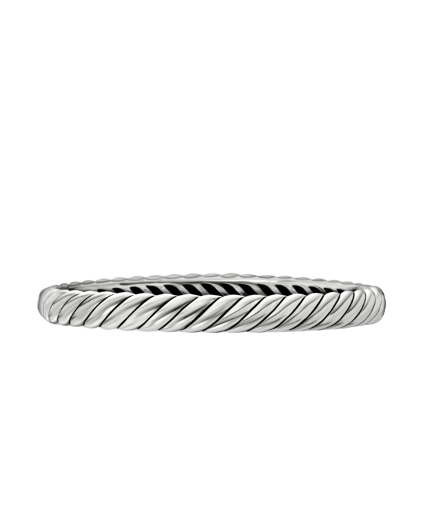 David Yurman Sculpted Cable Bangle Bracelet in Sterling Silver