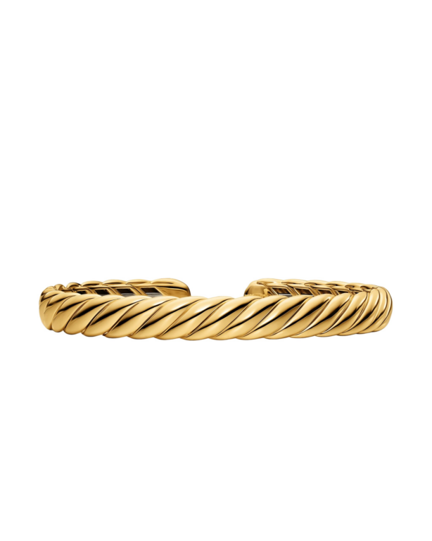 David Yurman Sculpted Cable Flex Bracelet in 18K Yellow Gold