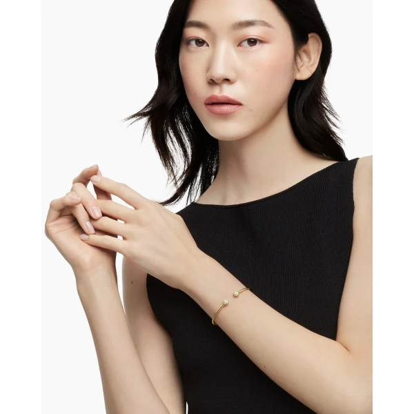 2.6mm in Gold – front view of authentic Cable Bracelets at Luxury Shoes |David Yurman Solari Cablespira® Bracelet in 18K Yellow Gold with Diamonds