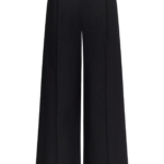 Destree Black Cotton Tailored Pants - Destree - Graphic Parisian Fashion - Shop at Luxury Shoes 