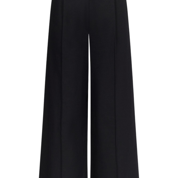 Destree Black Cotton Tailored Pants - Destree - Graphic Parisian Fashion - Shop at Luxury Shoes 