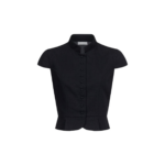 Destree Black Textured Sleeveless Summer Top - Destree - Graphic Parisian Fashion - Shop at Luxury Shoes 