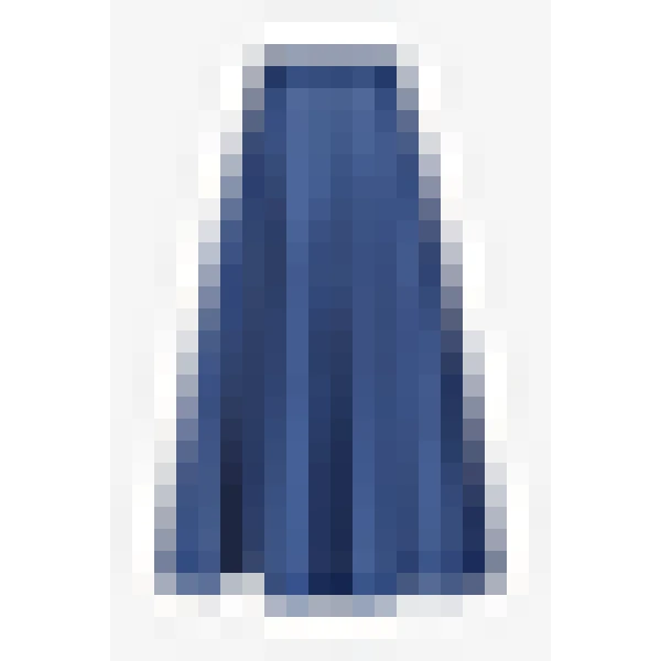 Destree Blue Denim Midi Skirt With Pockets - Destree - Graphic Parisian Fashion - Shop at Luxury Shoes 