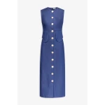 Destree Blue Denim Sleeveless Midi Dress - Destree - Graphic Parisian Fashion - Shop at Luxury Shoes 