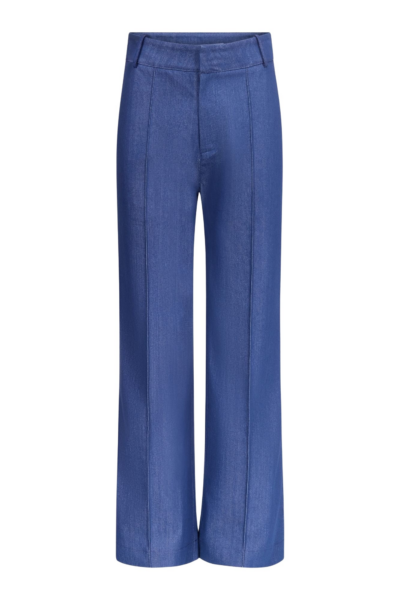 Destree Blue Denim Straight Pants - Destree - Graphic Parisian Fashion - Shop at Luxury Shoes 