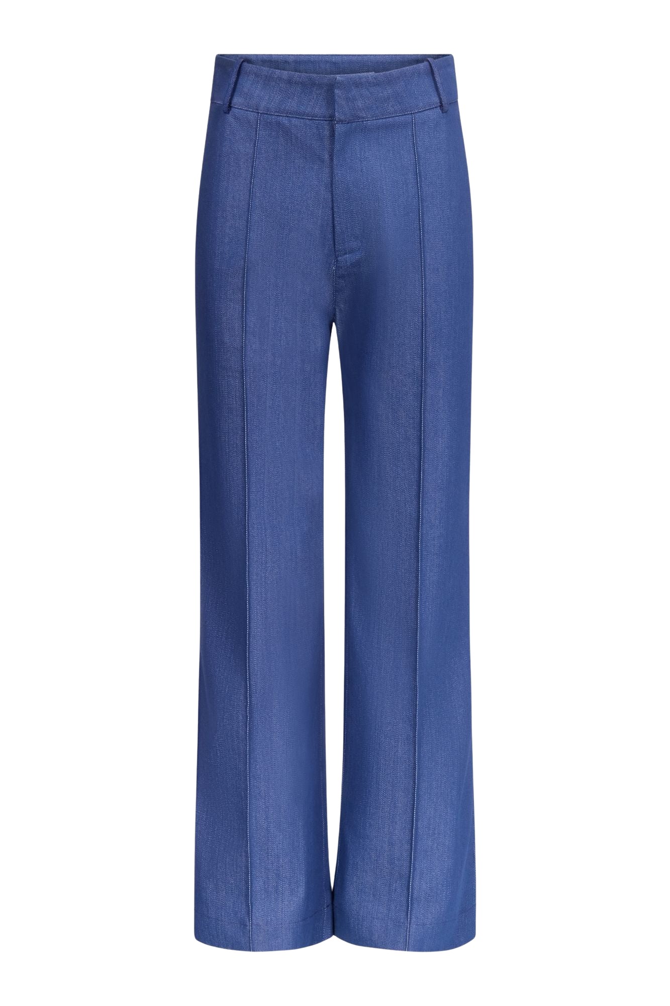 Destree-Blue-Denim-Straight-Pants73857_nobg Destree Blue Denim Straight Pants - Destree - Graphic Parisian Fashion - Shop at Luxury Shoes
