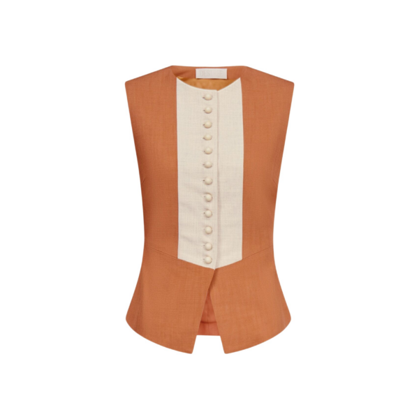Destree Camel Sleeveless Top