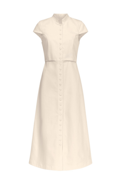 Destree Denim Ecru Amoako Summer Dress - Destree - Graphic Parisian Fashion - Shop at Luxury Shoes 