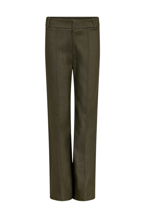 Destree Denim Khaki Straight Pants - Destree - Graphic Parisian Fashion - Shop at Luxury Shoes 