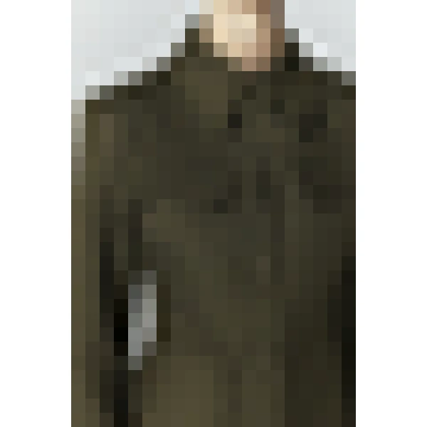 Destree Denim Khaki Utility Button-Front Jacket - Destree - Graphic Parisian Fashion - Shop at Luxury Shoes 