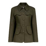 Destree Denim Khaki Utility Button-Front Jacket - Destree - Graphic Parisian Fashion - Shop at Luxury Shoes 