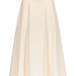 Destree Ecru Denim Midi Skirt With Pockets - Destree - Graphic Parisian Fashion - Shop at Luxury Shoes 