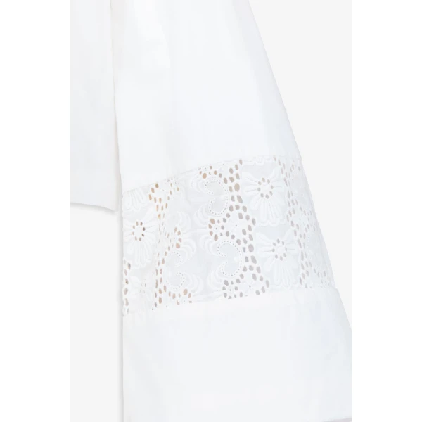 Destree Embroidered Cotton Summer Jacket - Destree - Graphic Parisian Fashion - Shop at Luxury Shoes 