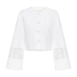 Destree Embroidered Cotton Summer Jacket - Destree - Graphic Parisian Fashion - Shop at Luxury Shoes 