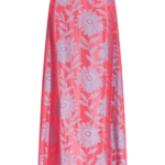 Destree Jacquard Satin Midi Skirt - Destree - Graphic Parisian Fashion - Shop at Luxury Shoes 