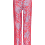 Destree Jacquard Satin Straight Pants - Destree - Graphic Parisian Fashion - Shop at Luxury Shoes 