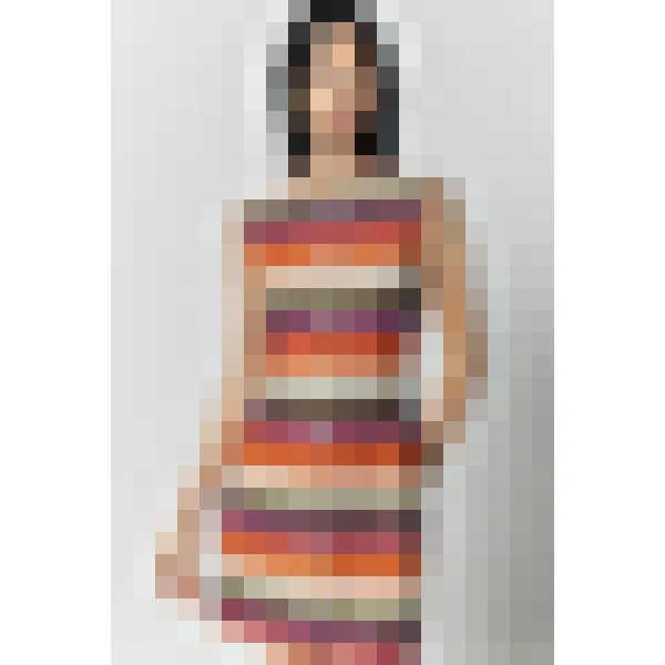 Destree Multicolour Striped Sleeveless Mini Dress - Destree - Graphic Parisian Fashion - Shop at Luxury Shoes 