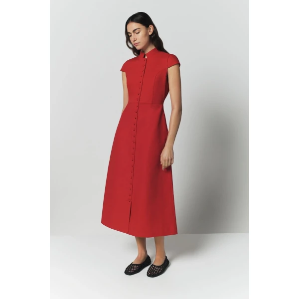 Destree Red Amoako Summer Dress - Destree - Graphic Parisian Fashion - Shop at Luxury Shoes 