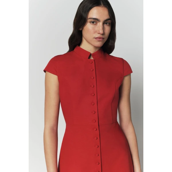 Destree Red Amoako Summer Dress - Destree - Graphic Parisian Fashion - Shop at Luxury Shoes 