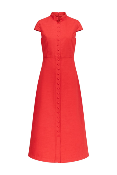 Destree Red Amoako Summer Dress - Destree - Graphic Parisian Fashion - Shop at Luxury Shoes 