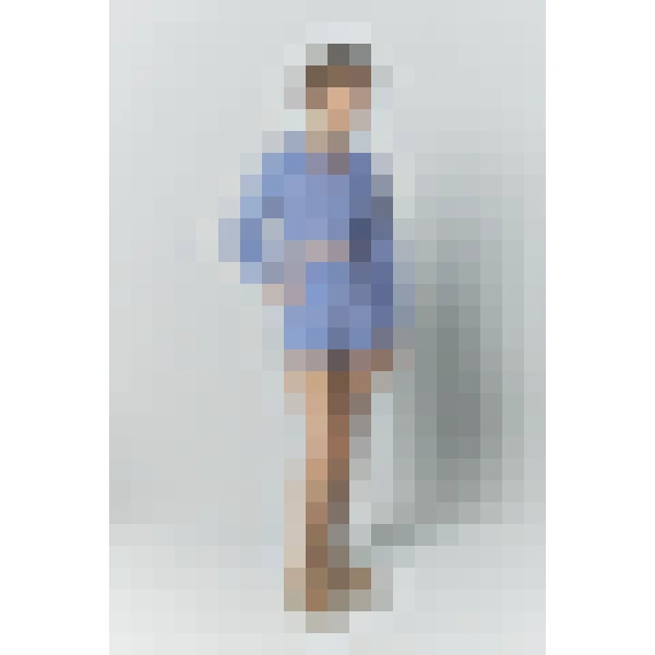 Destree Red And Blue Striped Bow-Tie Cropped Shirt - Destree - Graphic Parisian Fashion - Shop at Luxury Shoes 