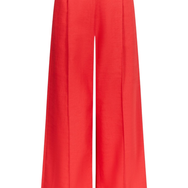 Destree Red Cotton Tailored Pants