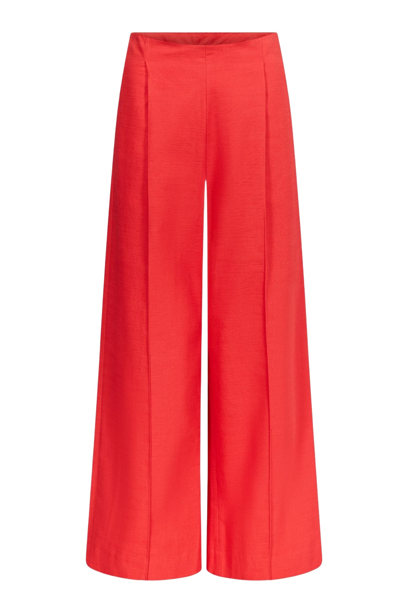Destree-Red-Cotton-Tailored-Pants72273_nobg Destree Red Cotton Tailored Pants - Destree - Graphic Parisian Fashion - Shop at Luxury Shoes
