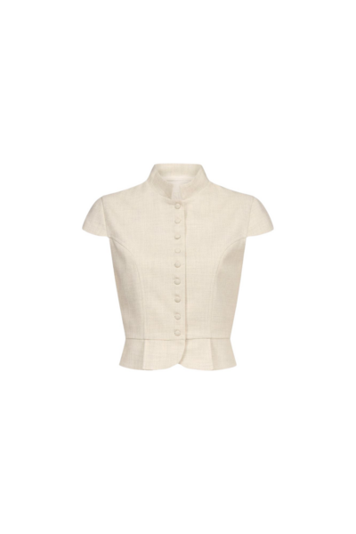 Destree Warm Grey Amoako Summer Sleeveless Top - Destree - Graphic Parisian Fashion - Shop at Luxury Shoes 