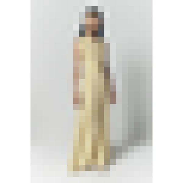 Destree Yellow Striped Cotton Maxi Dress - Destree - Graphic Parisian Fashion - Shop at Luxury Shoes 