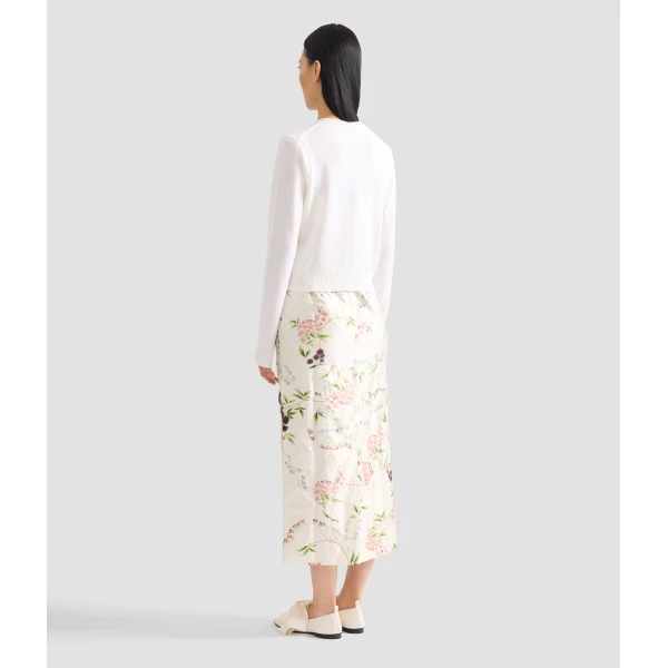 Erdem Appliqué Merino Wool Cardigan - Knitwear - British Romantic Luxury at Luxury Shoes 