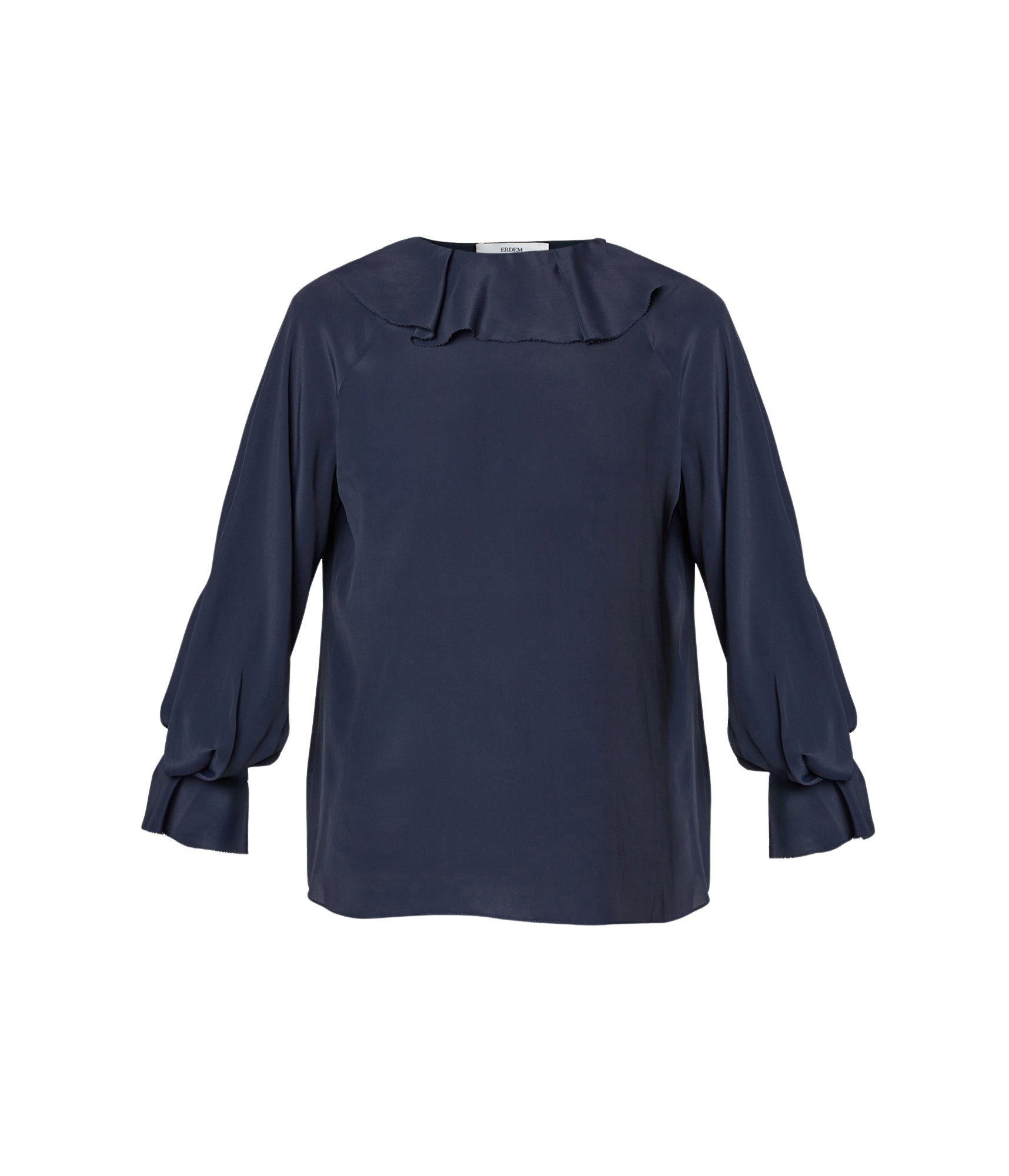 Erdem Bishop Sleeve Blouse - Tops - British Romantic Luxury at Luxury Shoes 