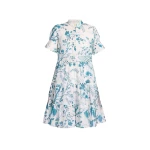 Erdem Botanical Print Cotton Linen Tiered Mini Dress - Dresses - British Romantic Luxury at Luxury Shoes 
