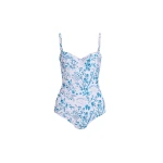 Erdem Botanical Print One Piece Swimsuit - Beachwear - British Romantic Luxury at Luxury Shoes 