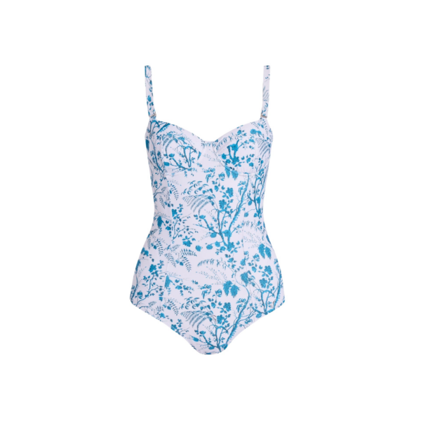 Erdem Botanical Print One Piece Swimsuit