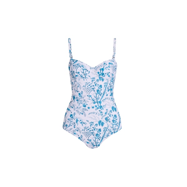 Erdem Botanical Print One Piece Swimsuit - Beachwear - British Romantic Luxury at Luxury Shoes 