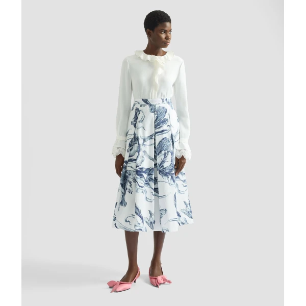 Erdem Cady Long Sleeve Shirt - Tops - British Romantic Luxury at Luxury Shoes 