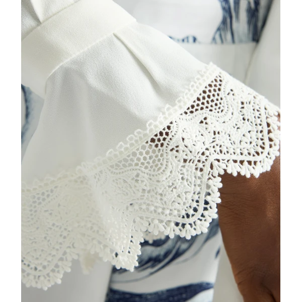 Erdem Cady Long Sleeve Shirt - Tops - British Romantic Luxury at Luxury Shoes 