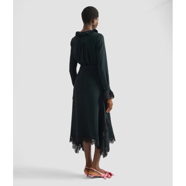 Erdem Cady Pencil Midi Skirt - Skirts - British Romantic Luxury at Luxury Shoes 