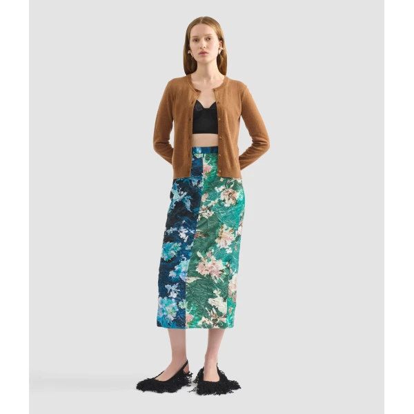 Erdem Cashmere Crew Neck Cardigan - Knitwear - British Romantic Luxury at Luxury Shoes 