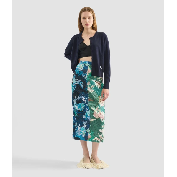 Erdem Cashmere Crew Neck Cardigan - Knitwear - British Romantic Luxury at Luxury Shoes 