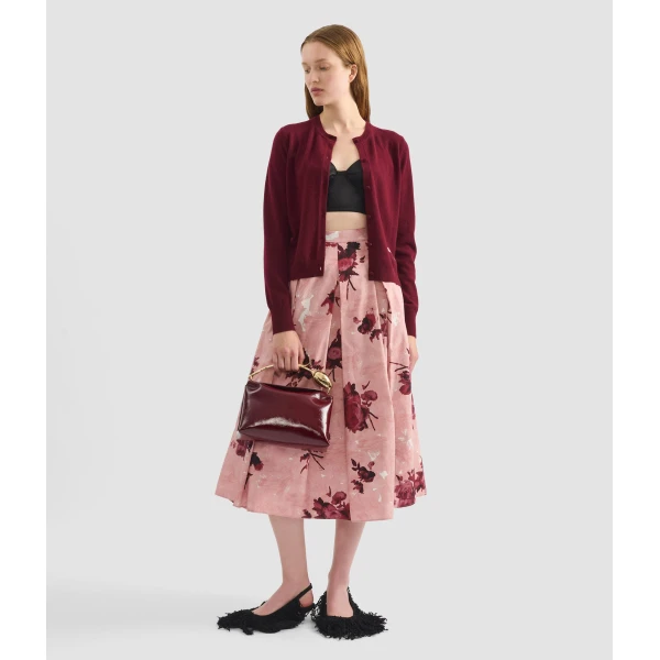 Erdem Cashmere Crew Neck Cardigan - Knitwear - British Romantic Luxury at Luxury Shoes 
