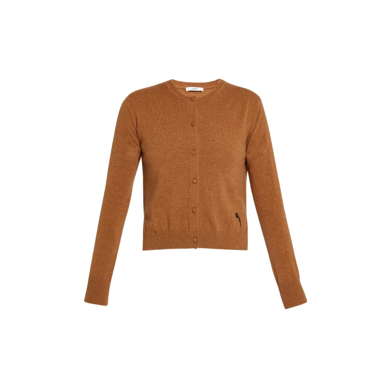 Erdem Cashmere Crew Neck Cardigan - Knitwear - British Romantic Luxury at Luxury Shoes 