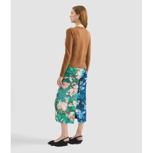 Erdem Cashmere Crew Neck Cardigan - Knitwear - British Romantic Luxury at Luxury Shoes 