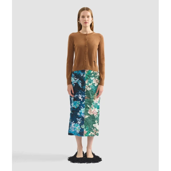 Erdem Cashmere Crew Neck Cardigan - Knitwear - British Romantic Luxury at Luxury Shoes 